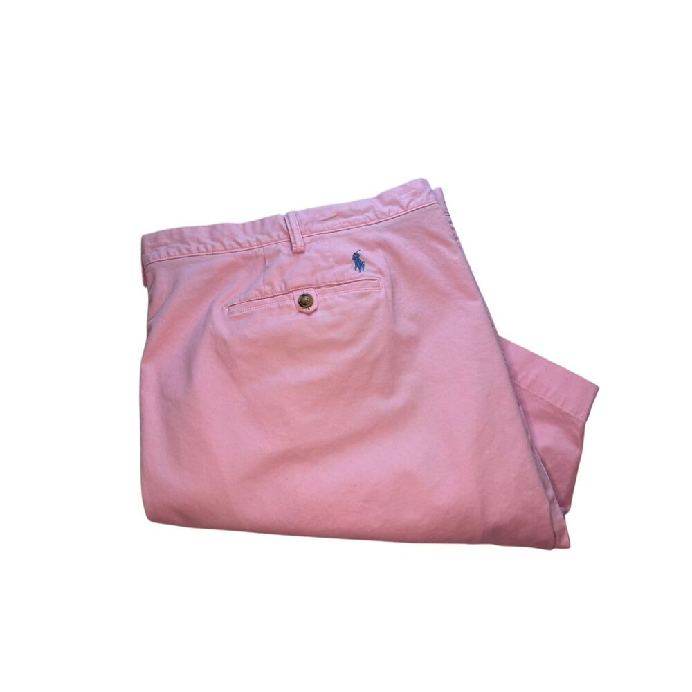 Polo Ralph Lauren pink classic fit shorts - 9” inseam - 50 - Picture 2 of 6